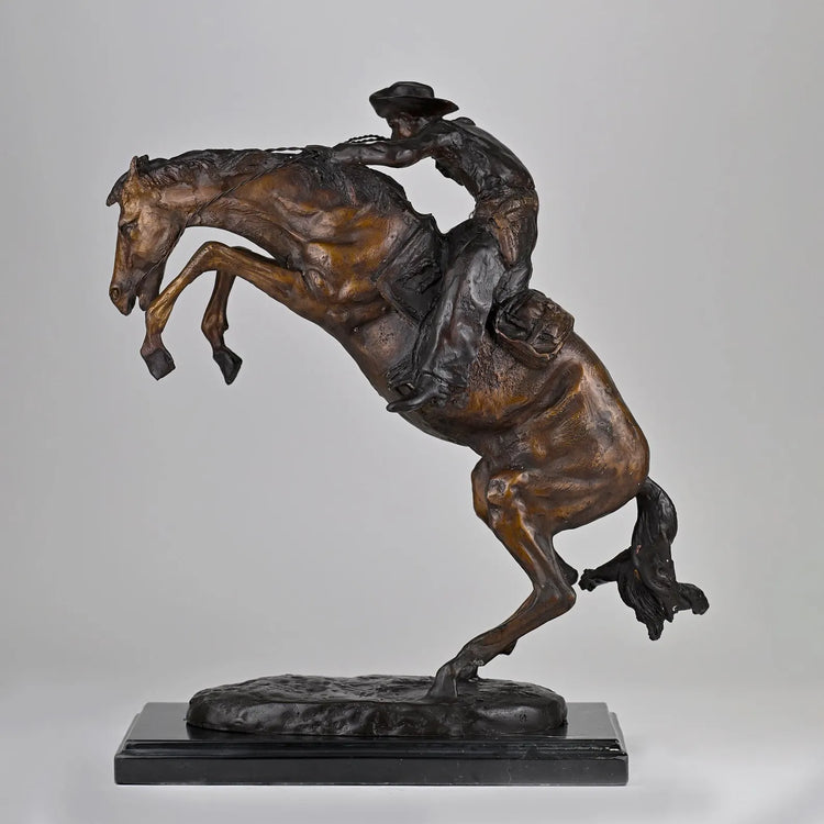 Bronco Buster Bronze Statue Sculpture by Frederic Remington