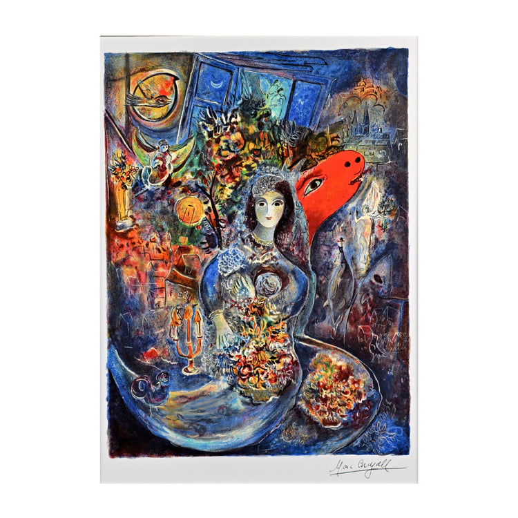 Marc Chagall Bella 1931 Framed Giclée Print | Museum Quality Fine Art Reproduction | Elegant Wall Decor | Gift for Art Lover