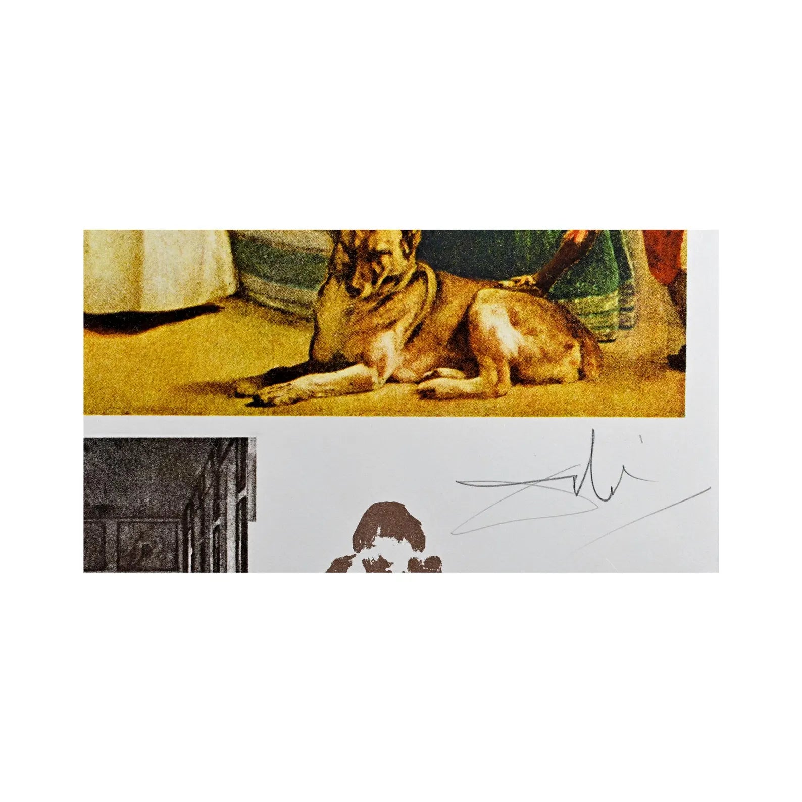 Salvador Dali Hand-Signed Lithograph | Velazquez Les Menines | Collector’s Framed Edition | COA Included | Iconic Surrealist Masterwork