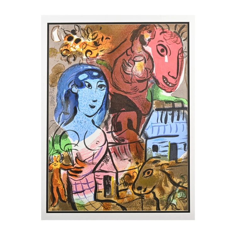 XXe Siecle Flowers Giclee Print 18x24 | French Art 1969 | Unframed