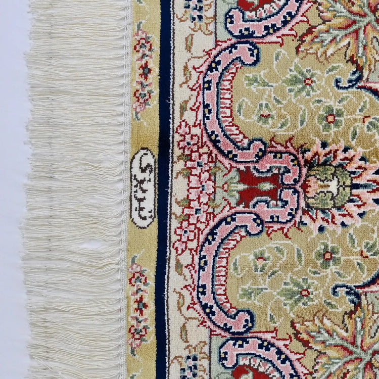 Art Silk Antique Chines Tree of Life Rug - Art Silk Rug - Fine Hand-Made Carpet